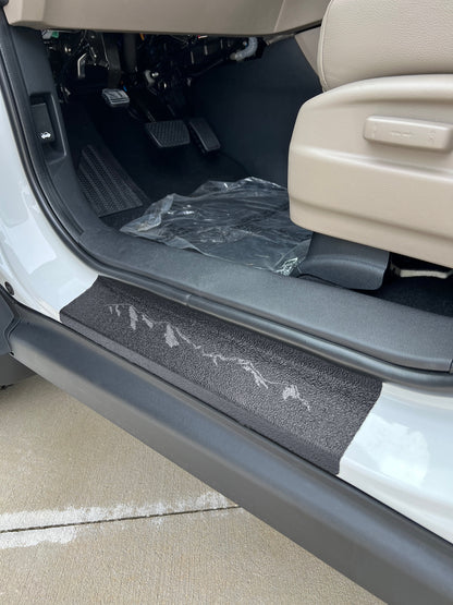 Textured Door Sill Protection Overlays Fits 2017-2026 Honda Ridgeline by Tufskinz.com