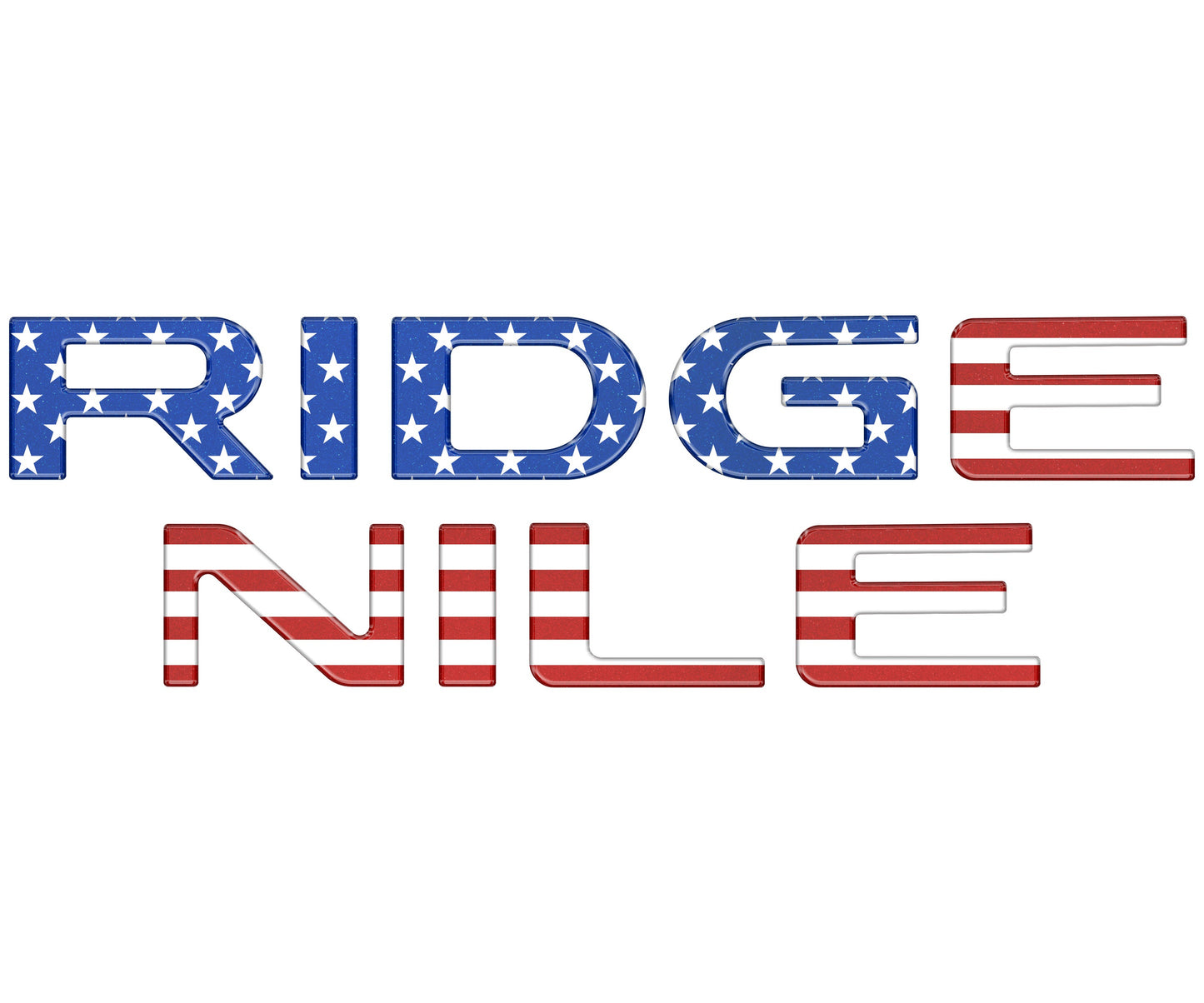 Tailgate Letter Inserts Fits 2024-2026 Honda Ridgeline by Tufskinz.com