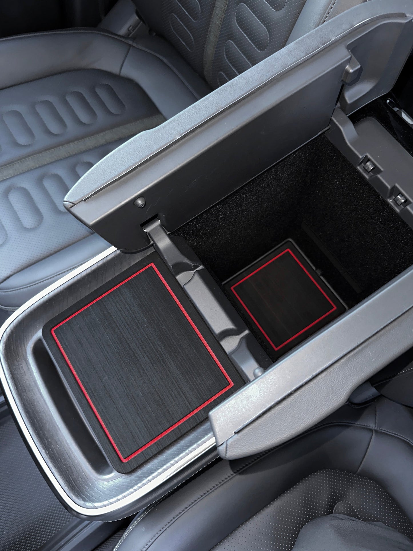Center Console Upper Foam Inserts Fits 2022-2026 Rivian R1T by Tufskinz.com