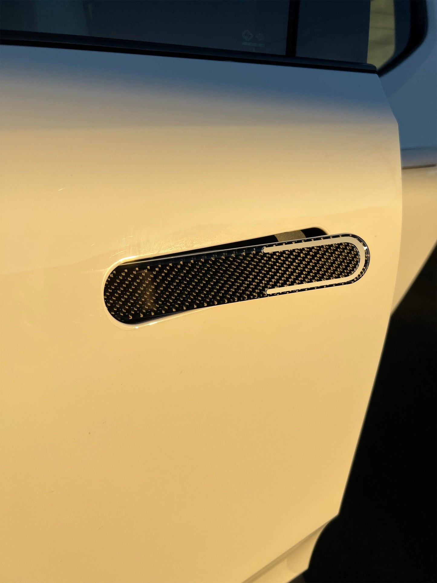 Door Handle Accent Trim Fits 2022-2026 Rivian R1T by Tufskinz.com