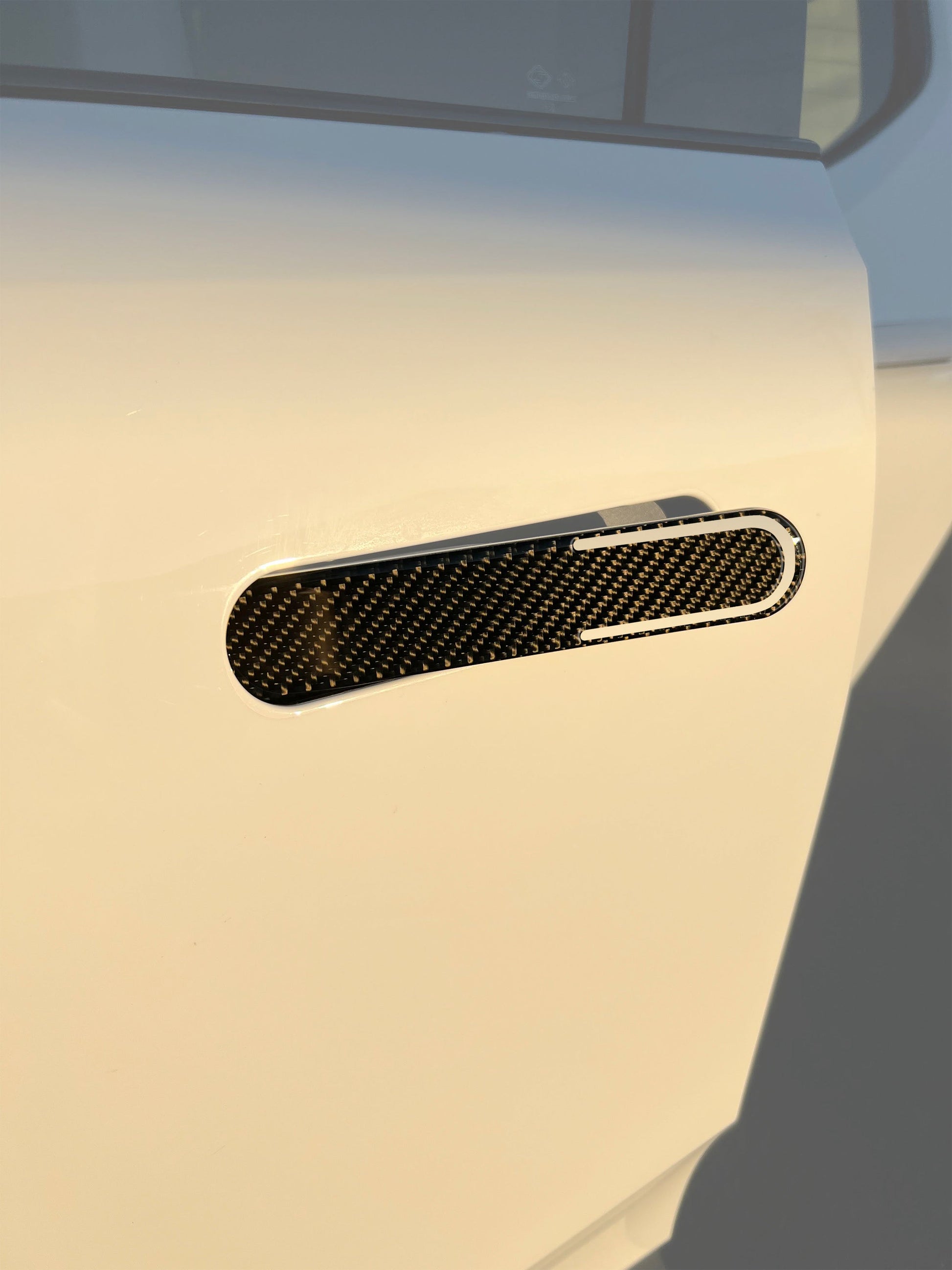 Door Handle Accent Trim Fits 2022-2026 Rivian R1T by Tufskinz.com