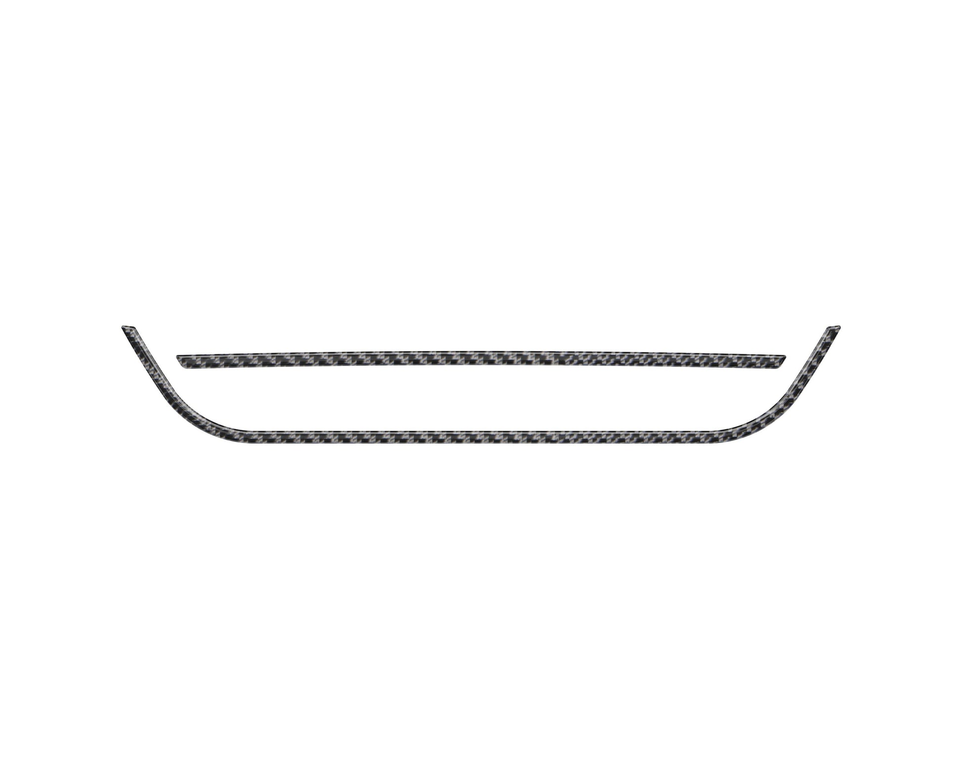 Center A/C Vent Line Accent Trim Fits 2022-2026 Rivian R1T by Tufskinz.com
