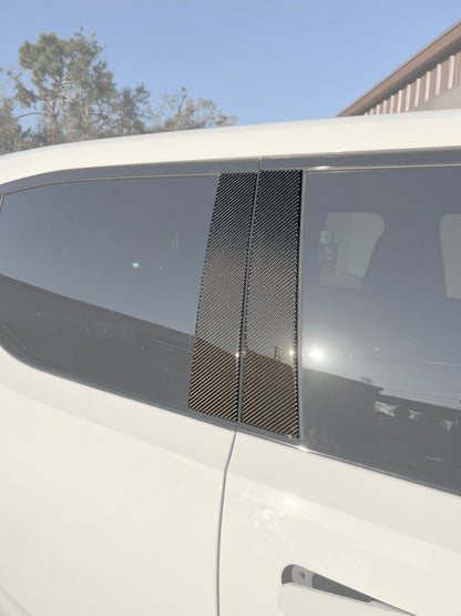 Door Pillar Overlays Fits 2022-2026 Rivian R1T by Tufskinz.com
