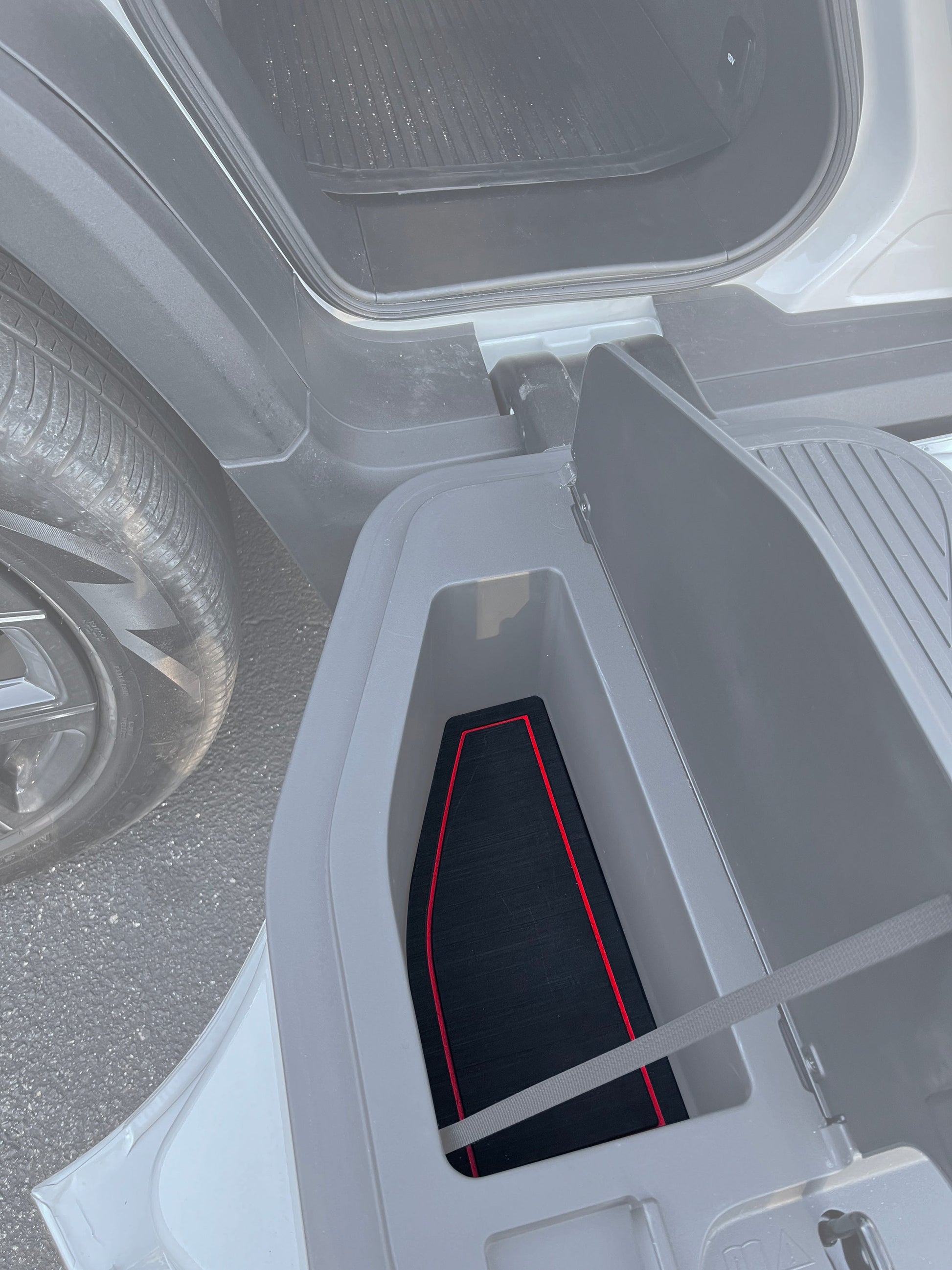 Gear Tunnel Cubby Foam Inserts Fits 2022-2026 Rivian R1T by Tufskinz.com