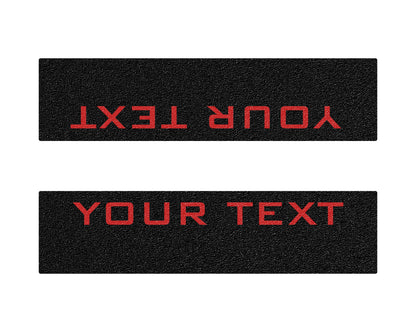 Textured Front Door Sill Overlays Fits 2022-2026 Rivian R1T & R1S by Tufskinz.com