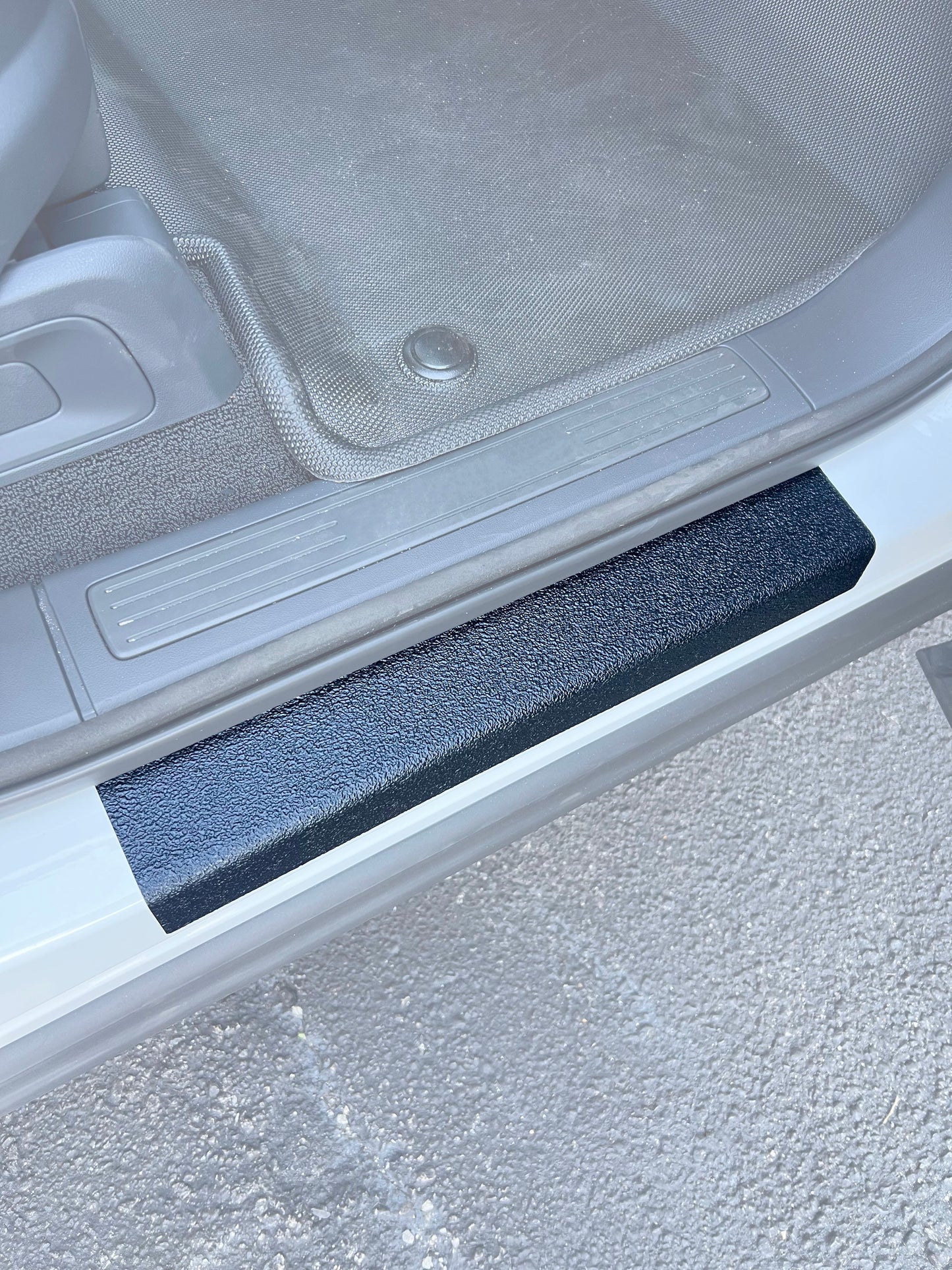Textured Front Door Sill Overlays Fits 2022-2026 Rivian R1T & R1S by Tufskinz.com