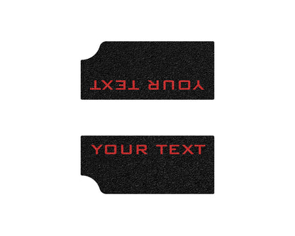 Textured Front Door Sill Overlays Fits 2022-2026 Rivian R1T & R1S by Tufskinz.com