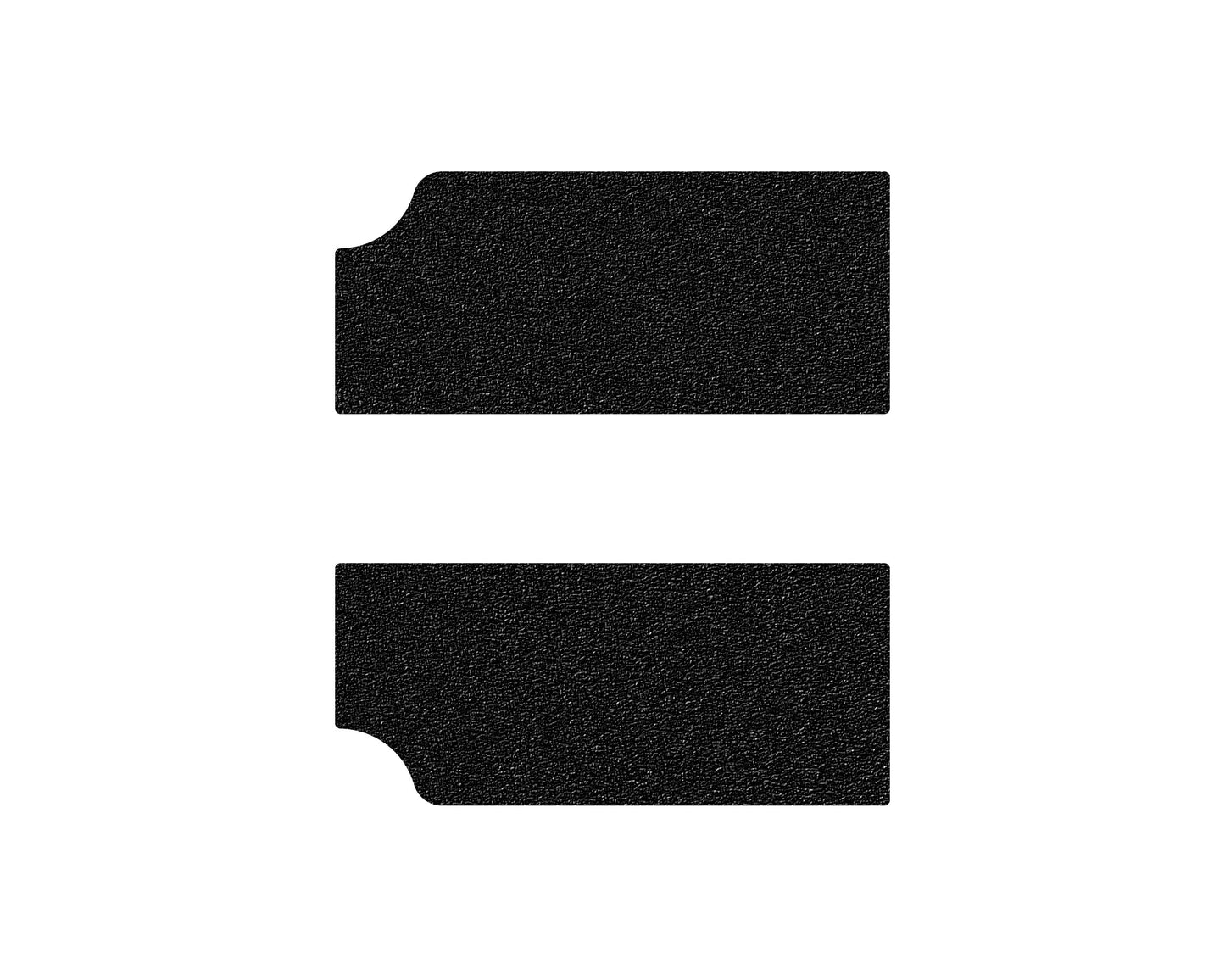 Textured Front Door Sill Overlays Fits 2022-2026 Rivian R1T & R1S by Tufskinz.com