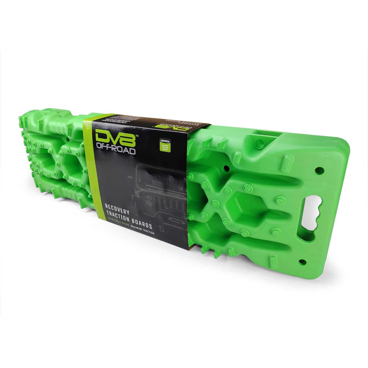 Traction Boards with Bag; Green; Pair by DV8 Offroad