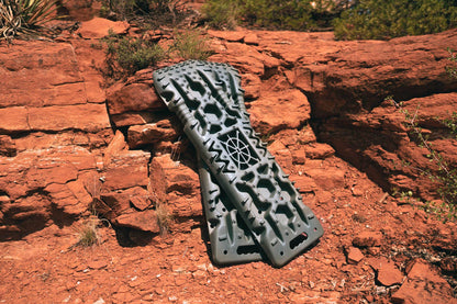 Traction Boards with Bag; Olive; Pair by DV8 Offroad