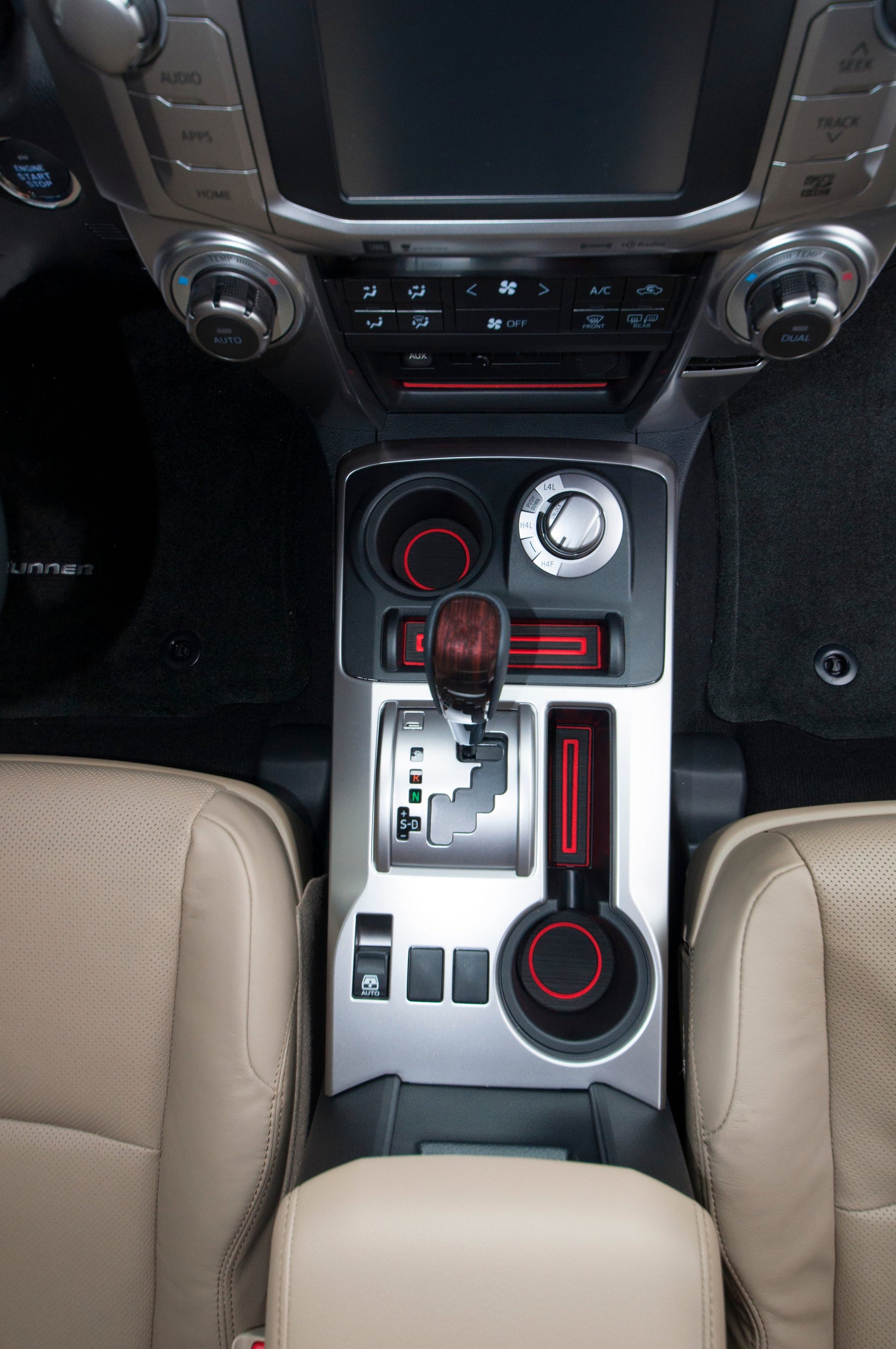 FOAM Cup Holder Inserts Fits 2010-2024 Toyota 4Runner by Tufskinz.com
