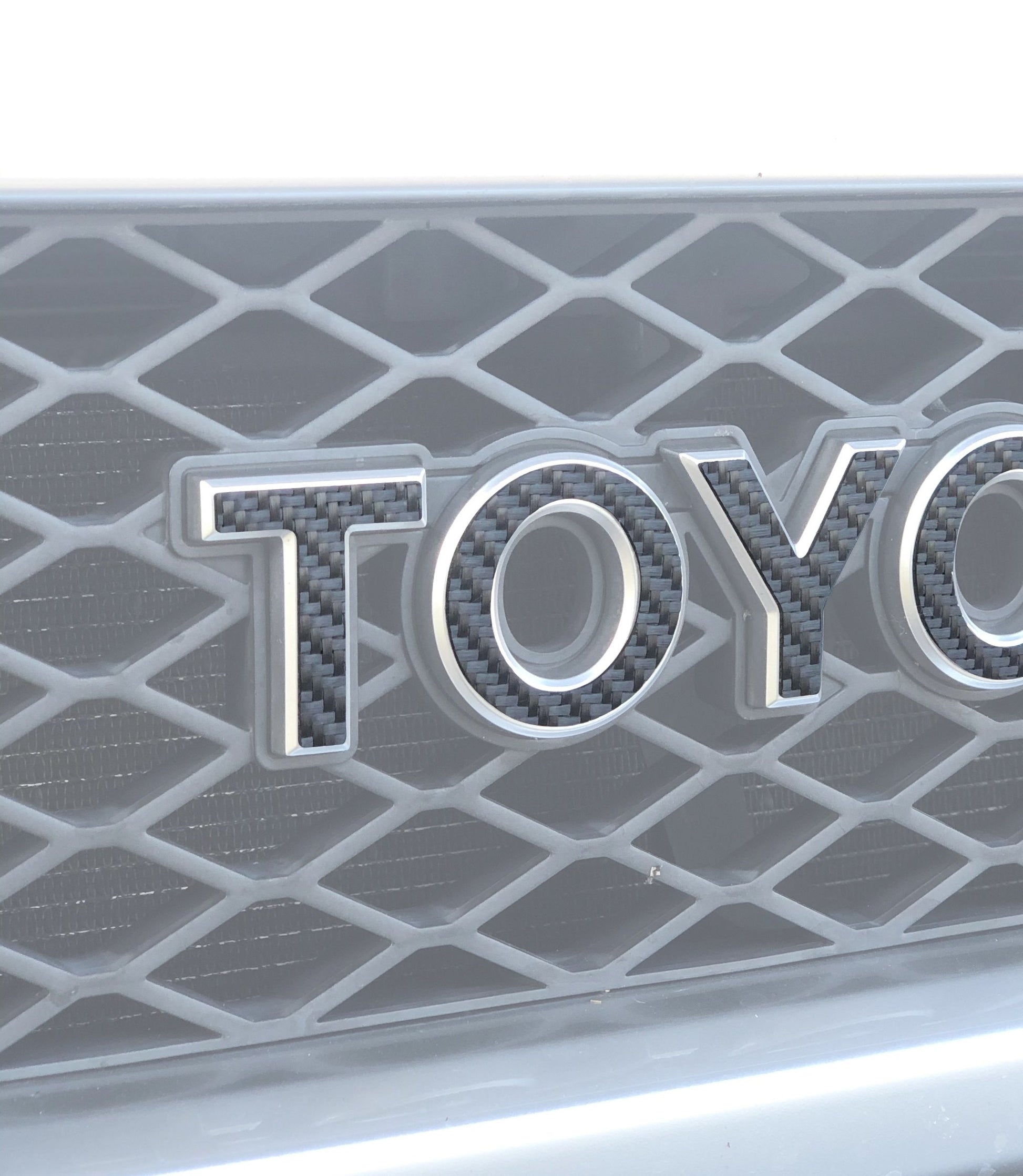 Grill Letter Overlays Fits 2006-2014 Toyota FJ Cruiser by Tufskinz.com