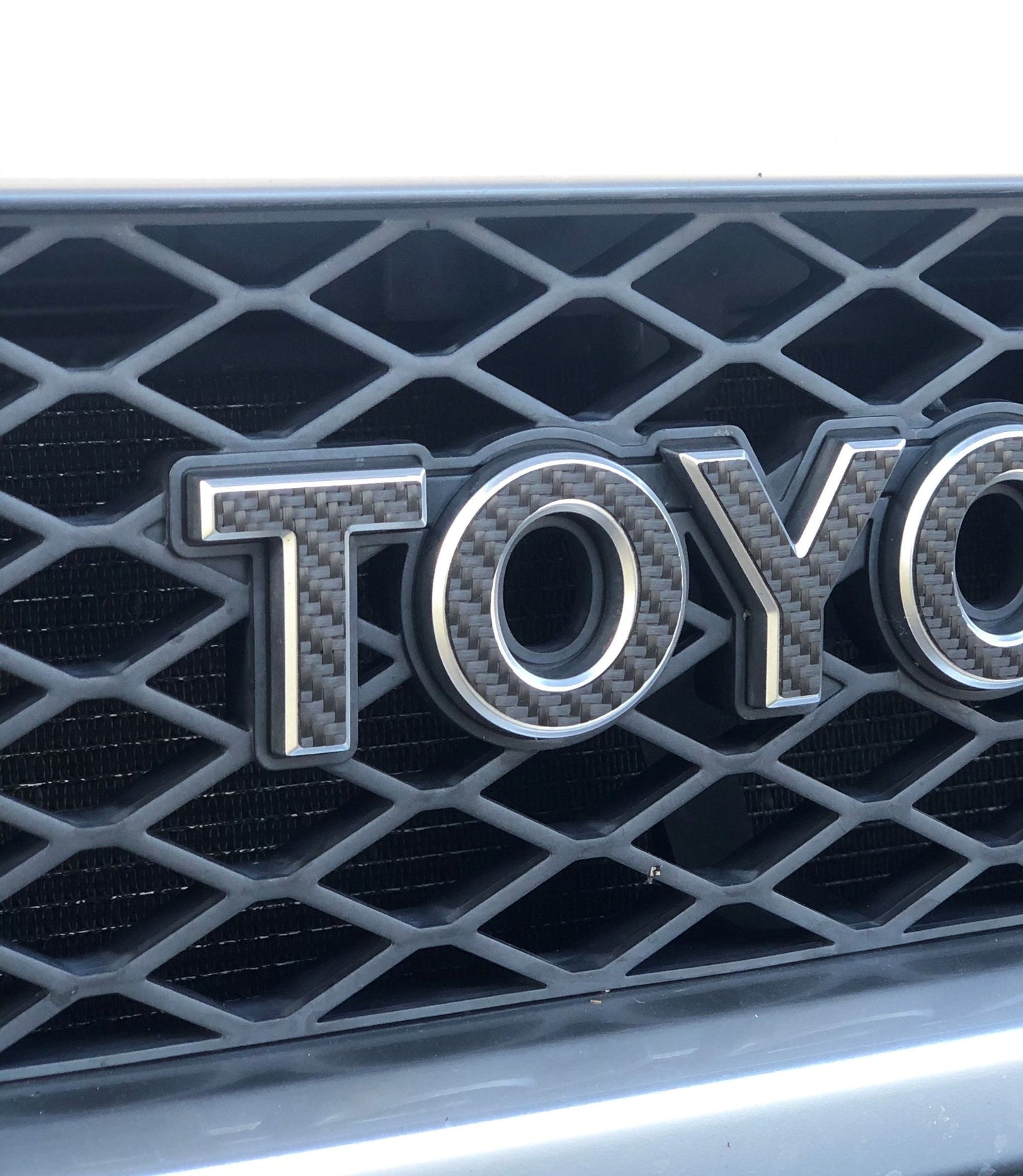 Grill Letter Overlays Fits 2006-2014 Toyota FJ Cruiser by Tufskinz.com