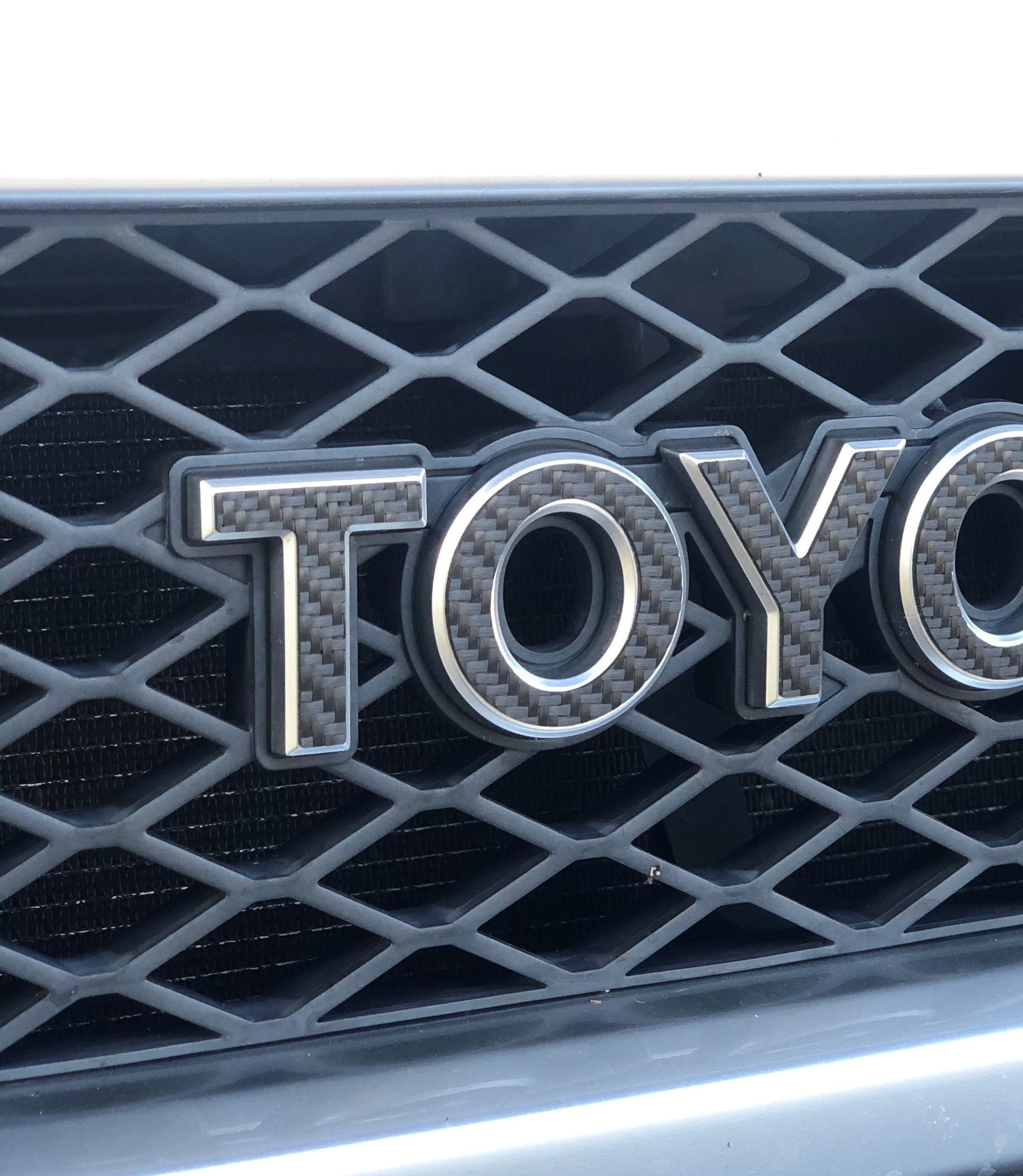 Grill Letter Overlays Fits 2006-2014 Toyota FJ Cruiser by Tufskinz.com