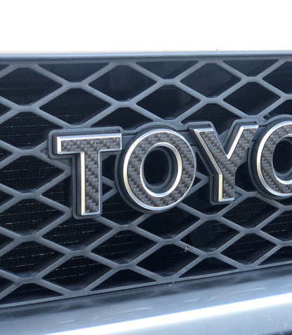 Grill Letter Overlays Fits 2006-2014 Toyota FJ Cruiser by Tufskinz.com