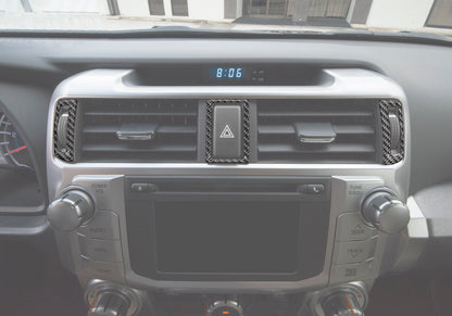 Center Air Vent Accent Trim Fits 2014-2024 Toyota 4Runner by Tufskinz.com