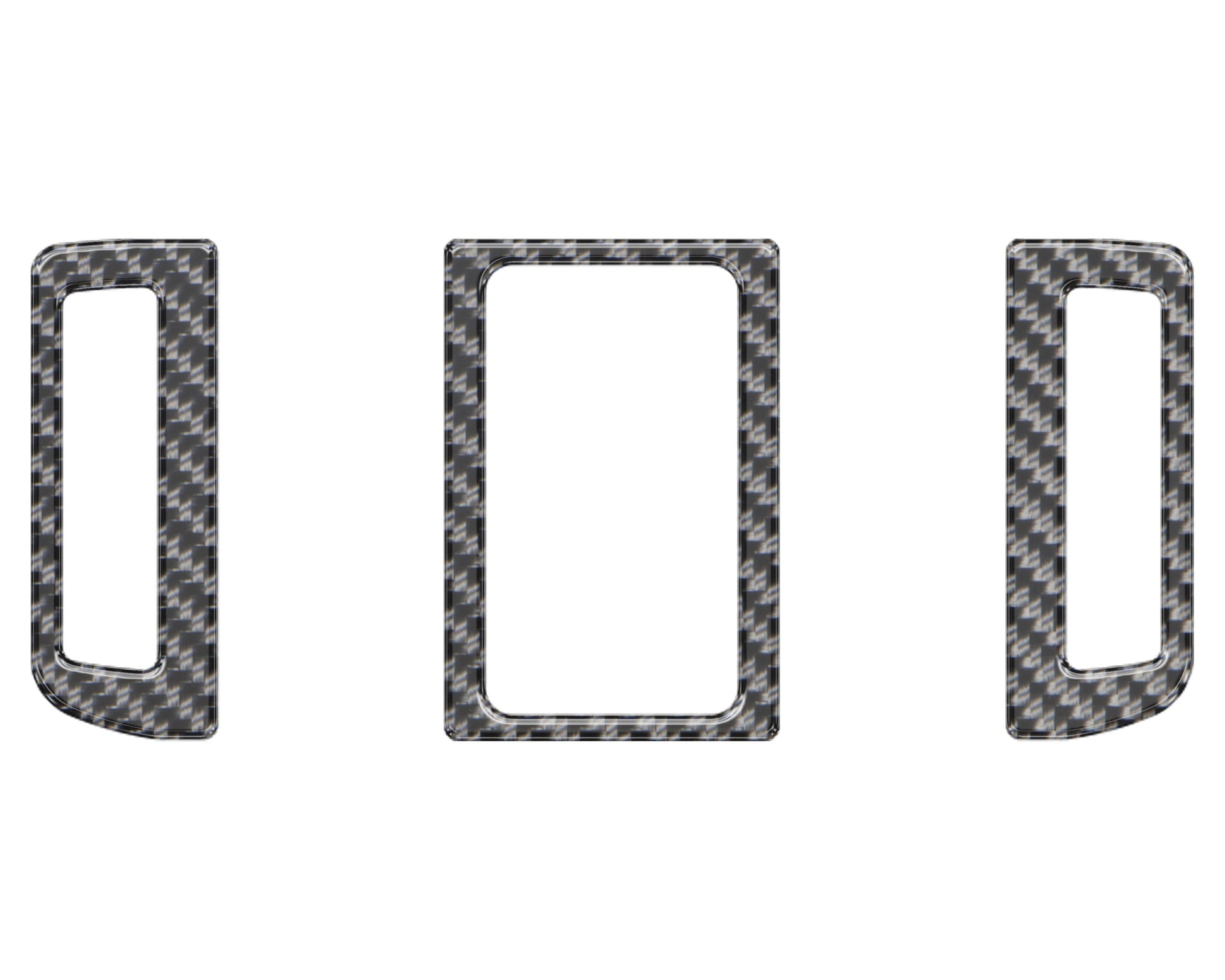 Center Air Vent Accent Trim Fits 2014-2024 Toyota 4Runner by Tufskinz.com