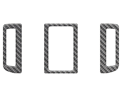 Center Air Vent Accent Trim Fits 2014-2024 Toyota 4Runner by Tufskinz.com