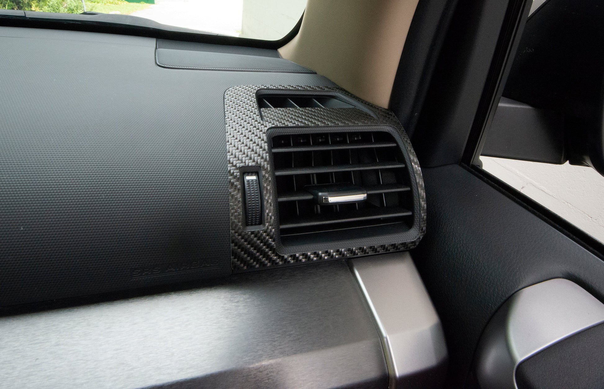 Passenger/Driver Upper Air Vent Accent Trim Fits 2014-2024 Toyota 4Runner by Tufskinz.com