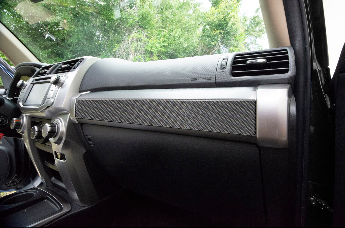 Glove Box Accent Overlay Fits 2014-2024 Toyota 4Runner by Tufskinz.com