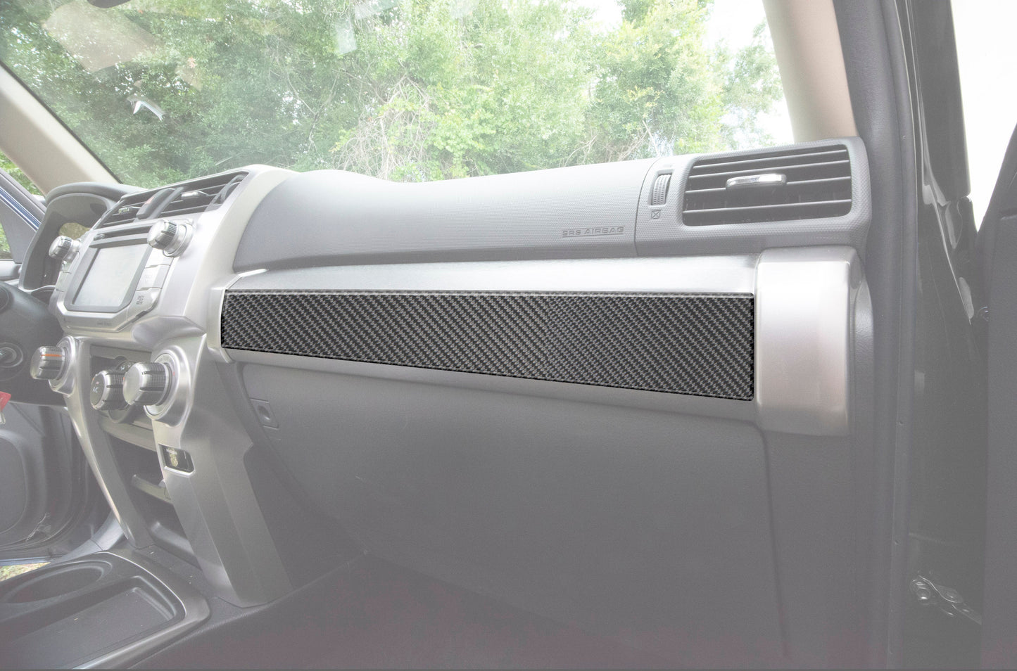 Glove Box Accent Overlay Fits 2014-2024 Toyota 4Runner by Tufskinz.com