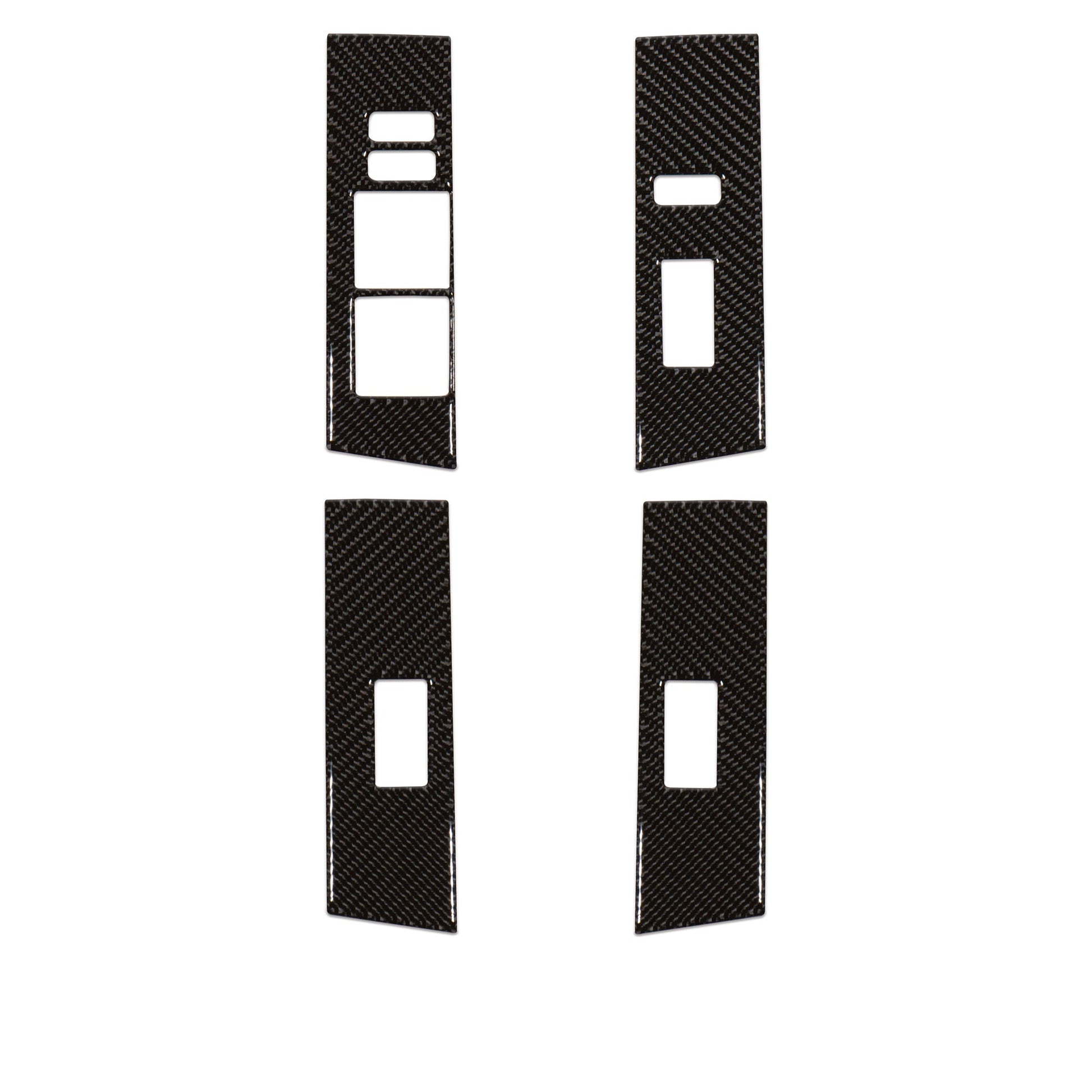 Side Door Control Accent Trim Fits 2014-2024 Toyota 4Runner by Tufskinz.com