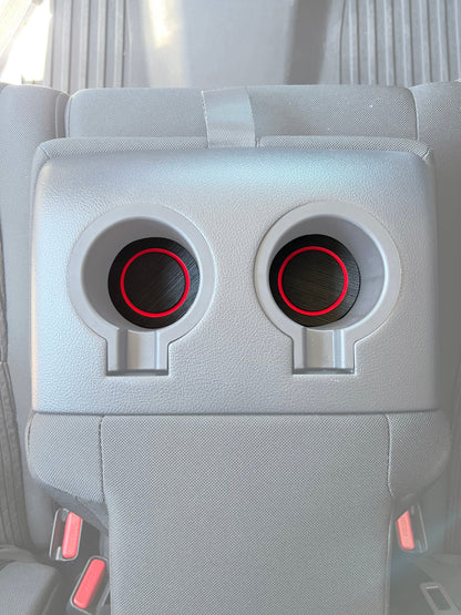 Rear Cupholder Foam Inserts Fits 2010-2024 Toyota 4 Runner by Tufskinz.com
