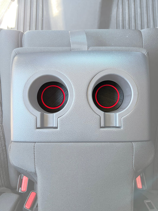 Rear Cupholder Foam Inserts Fits 2010-2024 Toyota 4 Runner by Tufskinz.com