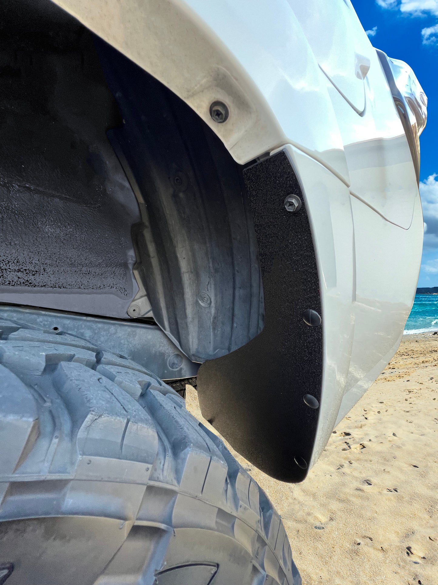 Rear Mud Flap Delete Kit Fits 2010-2024 Toyota 4Runner by Tufskinz.com