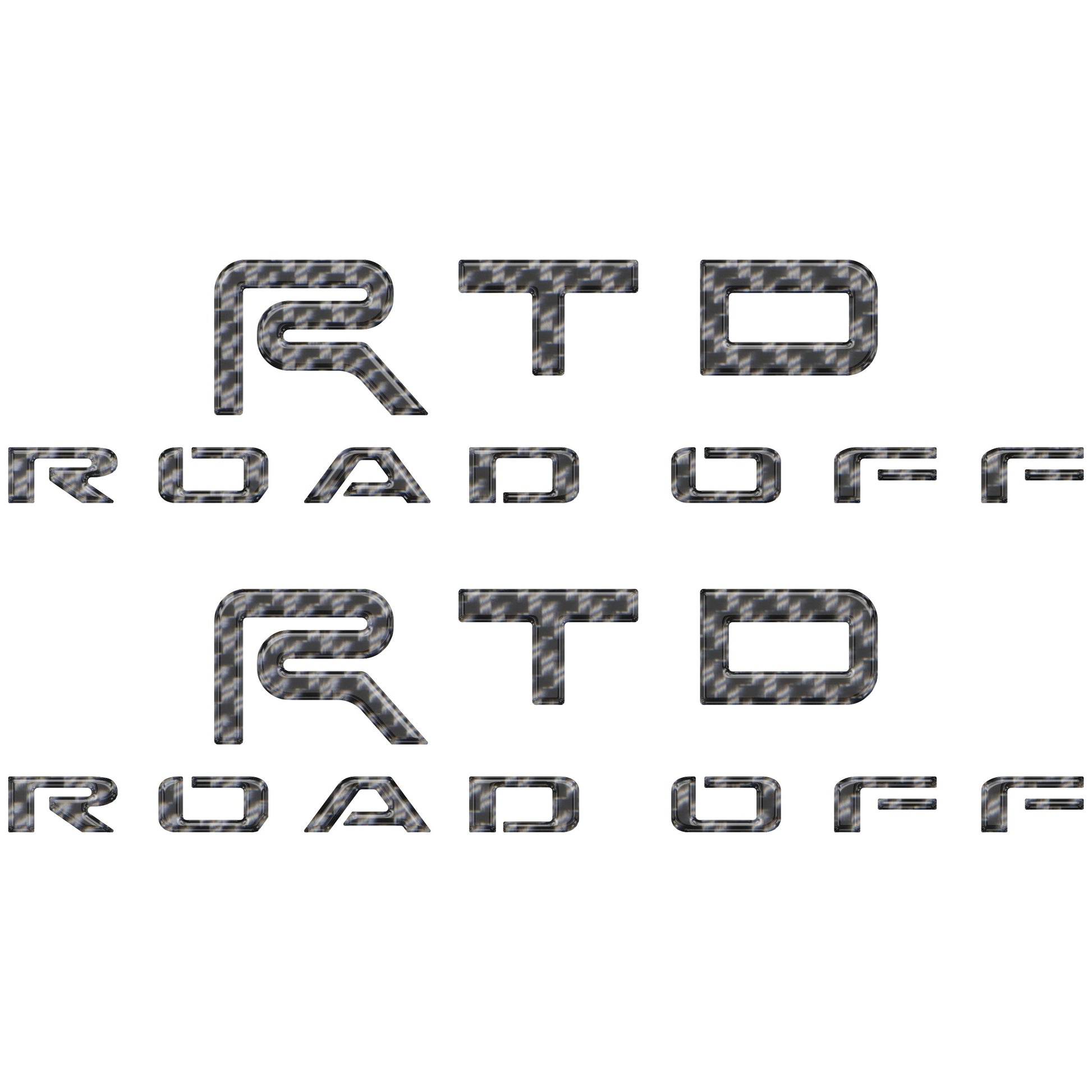 C Pillar Letter Overlays Fits 2025-2026 Toyota 4runner by Tufskinz.com