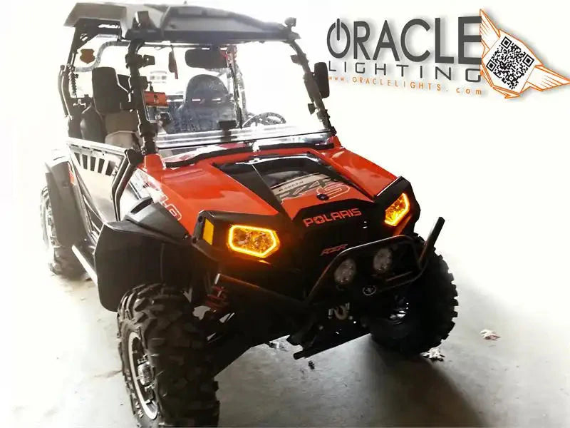 ORACLE Lighting 2009-2016 Polaris RZR LED Headlight Halo Kit by ORACLE Lighting