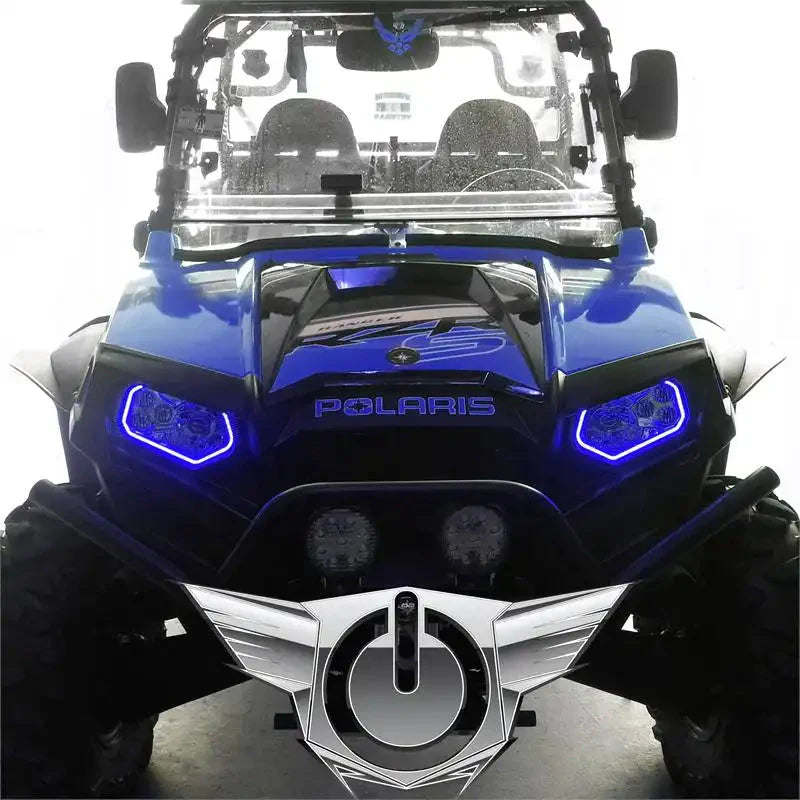 ORACLE Lighting 2009-2016 Polaris RZR LED Headlight Halo Kit by ORACLE Lighting