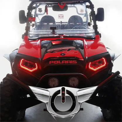 ORACLE Lighting 2009-2016 Polaris RZR LED Headlight Halo Kit by ORACLE Lighting