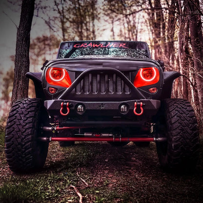ORACLE Lighting 7" High Powered LED Headlights - Black Bezel - Dynamic ColorSHIFT - Jeep Wrangler JK by ORACLE Lighting