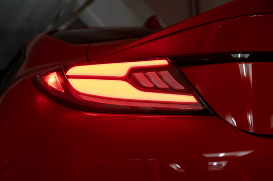 OLM Raiden LED Taillights (Clear Lens/Red Bar) - 2022+ GR86 / BRZ by OLM