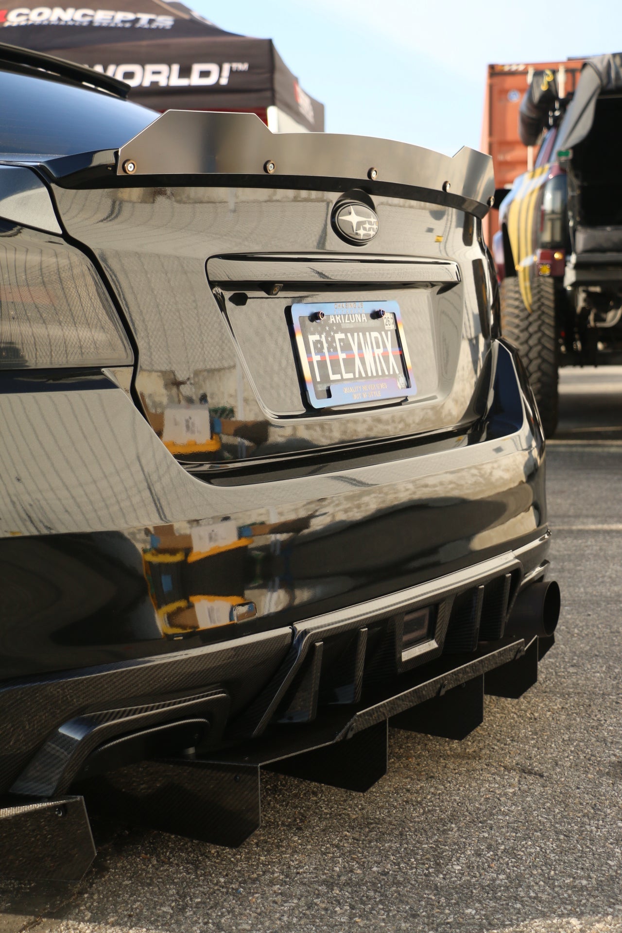 OLM LE Dry Carbon Fiber Rear Diffuser - 2015-2021 Subaru WRX / STI by OLM