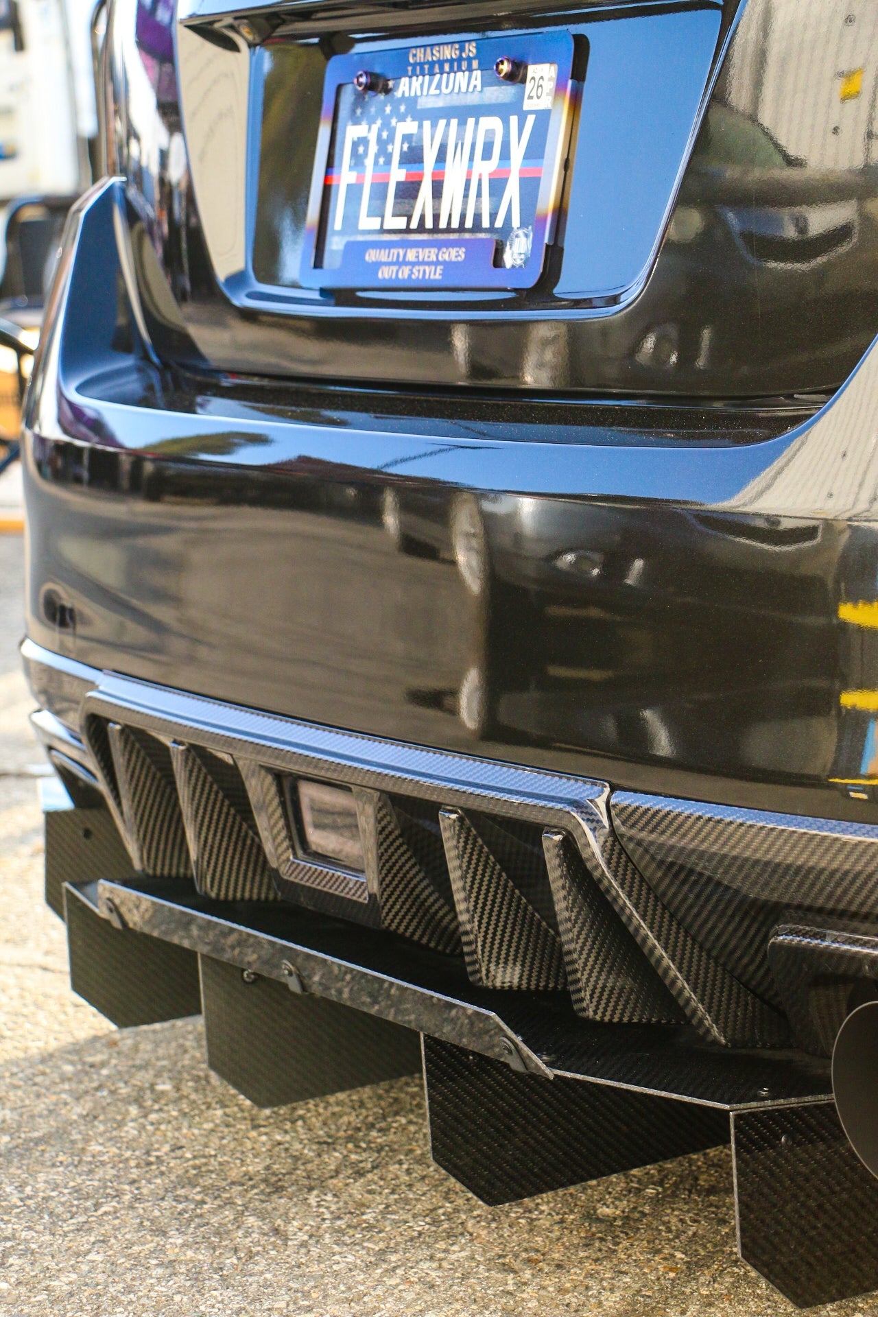OLM LE Dry Carbon Fiber Rear Diffuser - 2015-2021 Subaru WRX / STI by OLM
