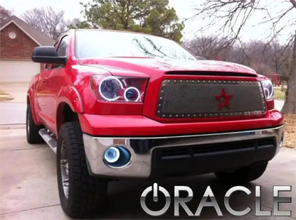 ORACLE Lighting 2007-2013 Toyota Tundra Pre-Assembled Halo Headlights - Chrome Housing by ORACLE Lighting