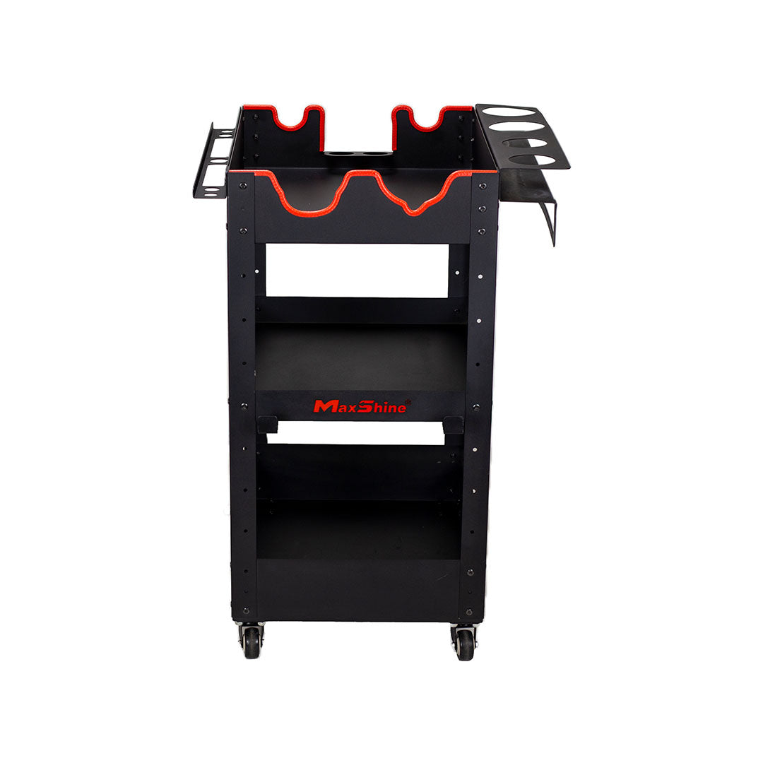 Rolling Detailing Cart - Coated Steel by MaxshineUSA