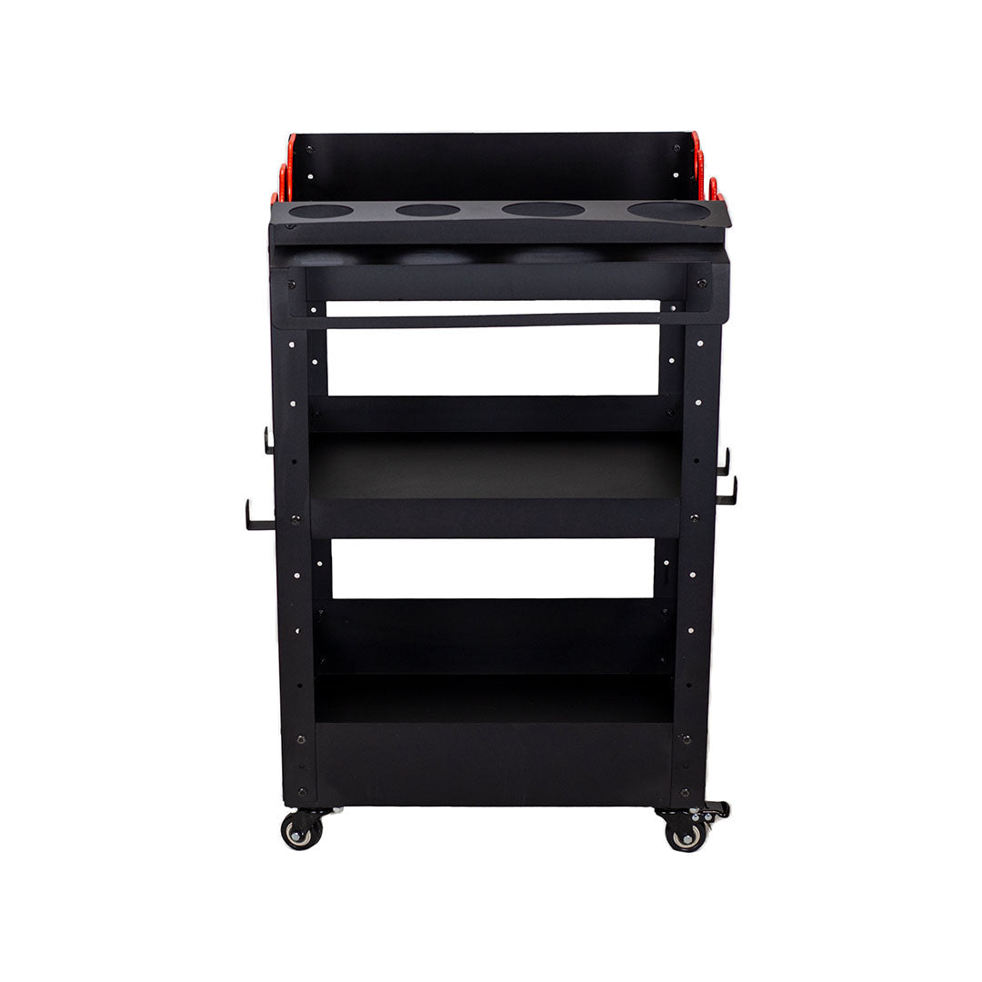 Rolling Detailing Cart - Coated Steel by MaxshineUSA