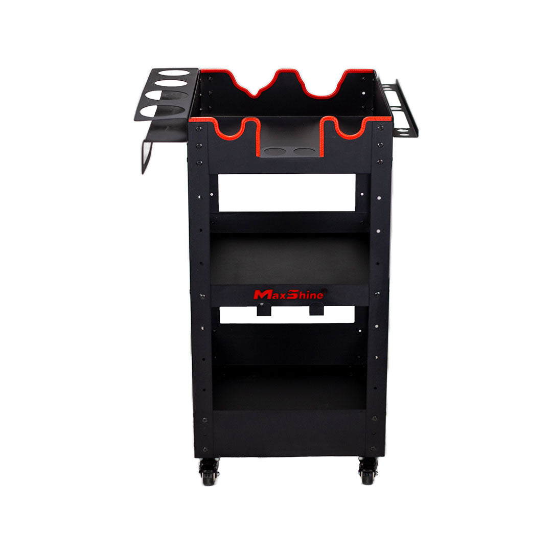 Rolling Detailing Cart - Coated Steel by MaxshineUSA