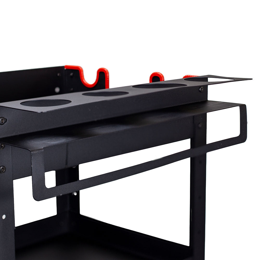 Rolling Detailing Cart - Coated Steel by MaxshineUSA
