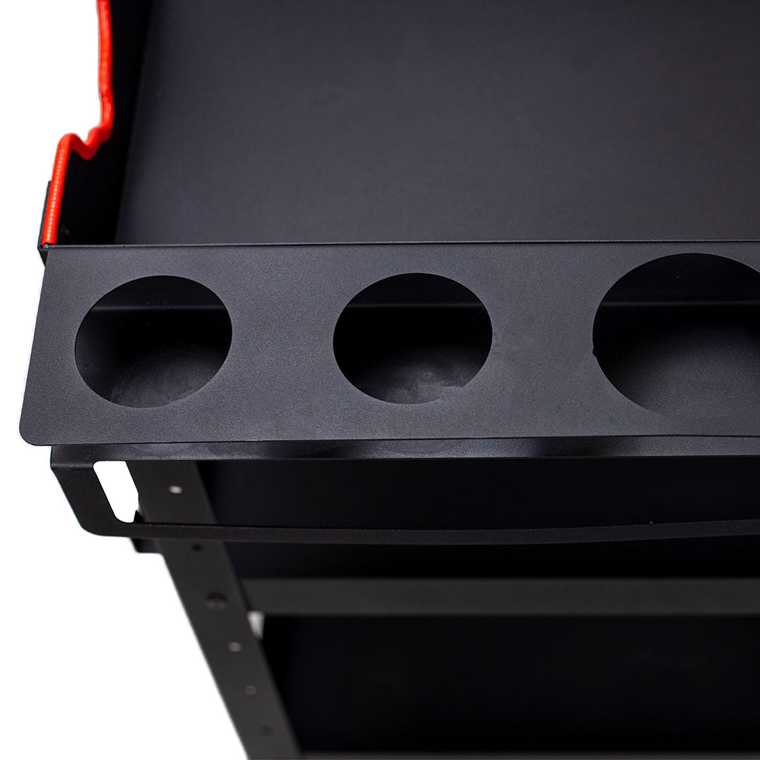 Rolling Detailing Cart - Coated Steel by MaxshineUSA