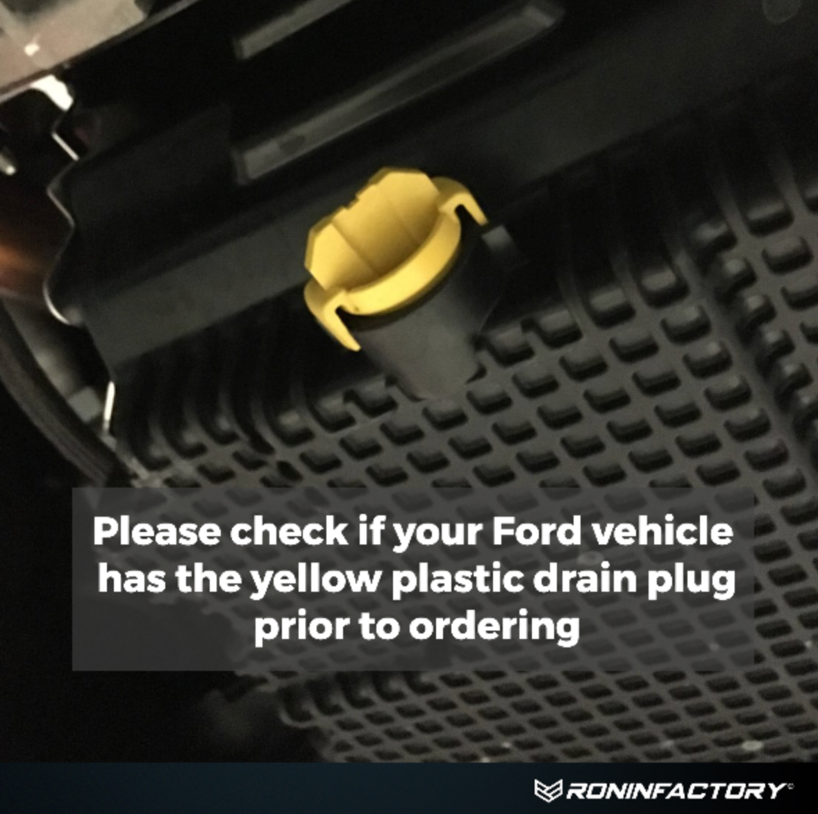 EASY OIL DRAIN FOR FORD by Ronin Factory