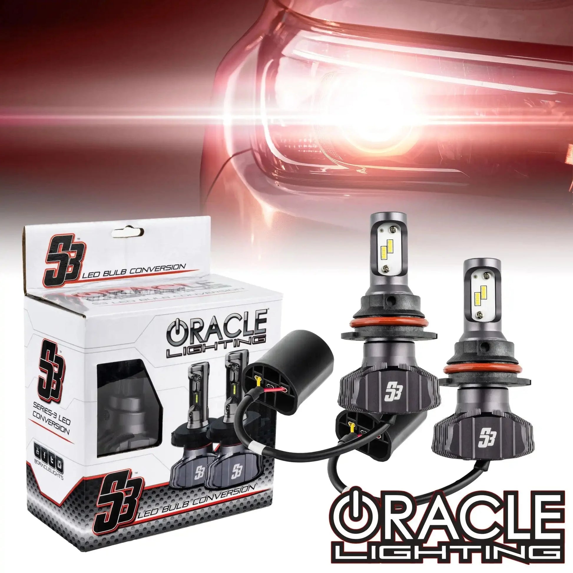 ORACLE Lighting 9004 - S3 LED Light Bulb Conversion Kit High/Low Beam (Non-Projector) by ORACLE Lighting