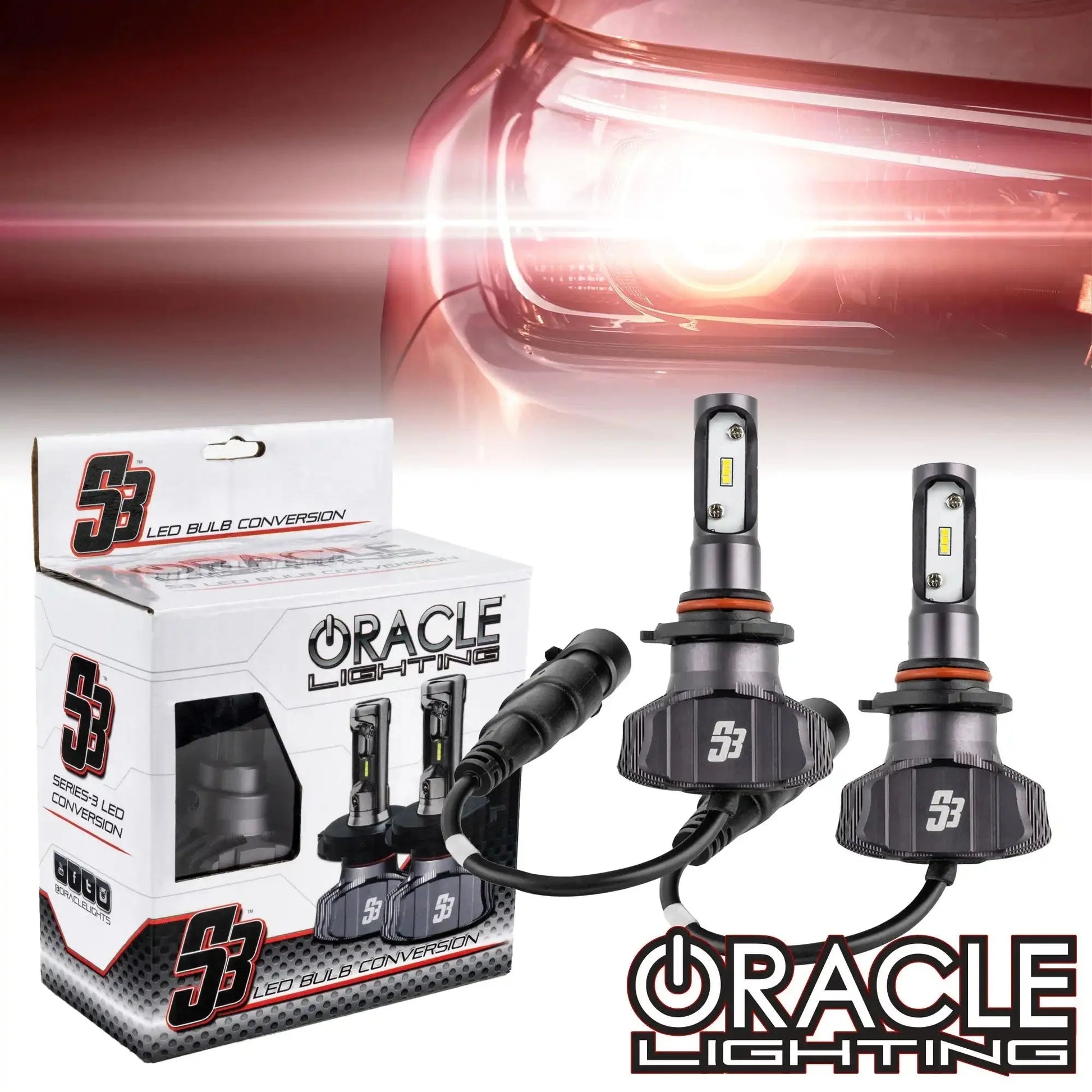 ORACLE Lighting 9005 - S3 LED Light Bulb Conversion Kit (Low Beam) by ORACLE Lighting