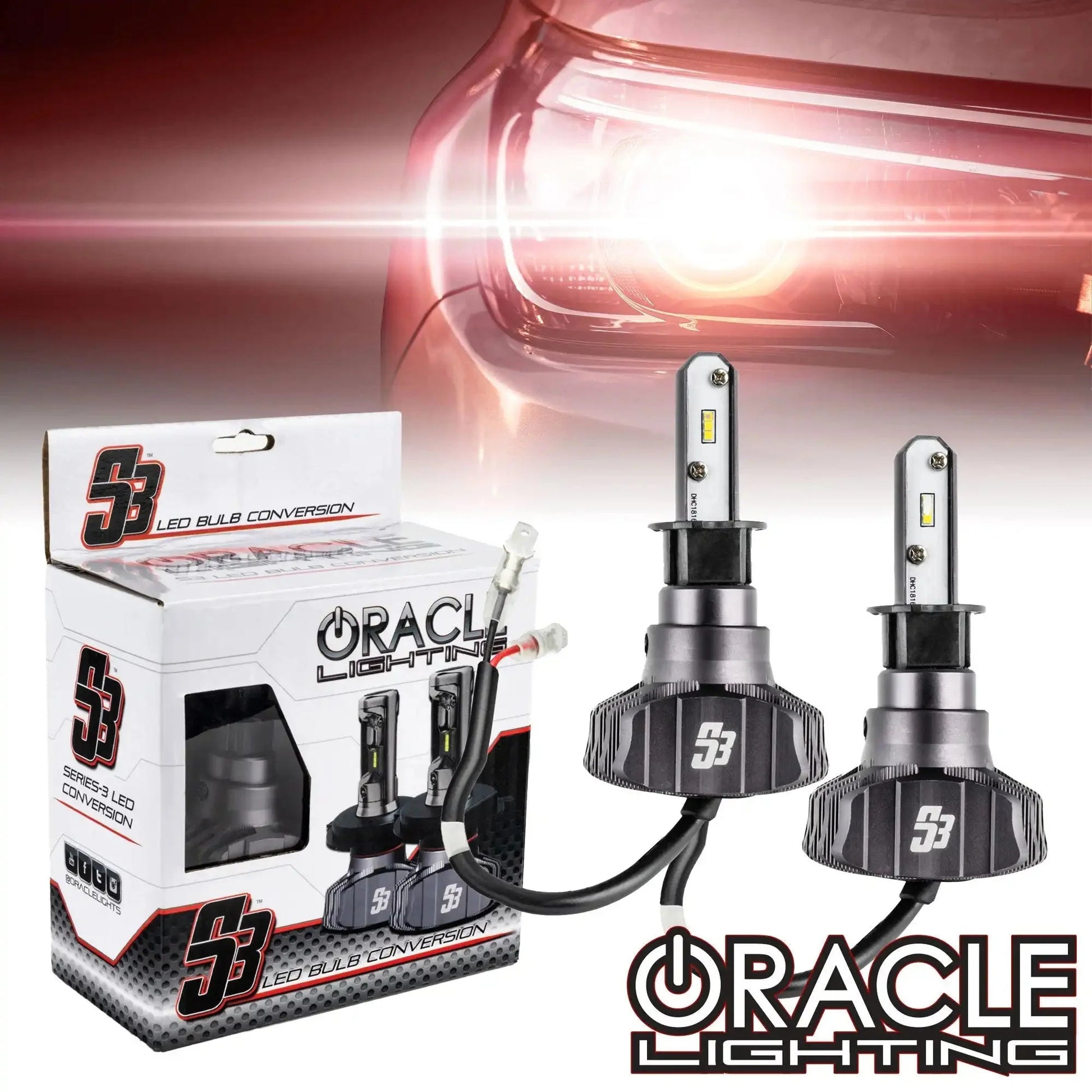 ORACLE Lighting H3 - S3 LED Light Bulb Conversion Kit (High Beam) by ORACLE Lighting