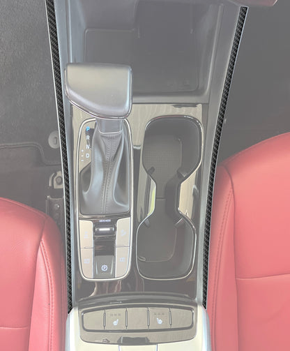 Center Console Line Accent Trim Fits 2022-2026 Hyundai Santa Cruz by Tufskinz.com