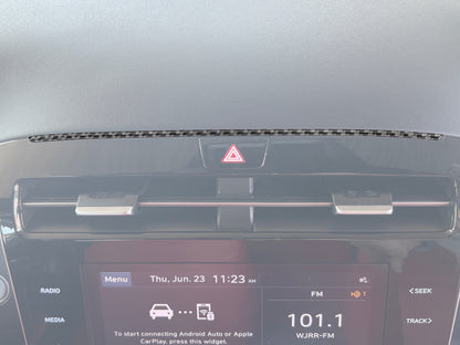 Center Dash Line Accent Trim Fits 2022-2026 Hyundai Santa Cruz by Tufskinz.com