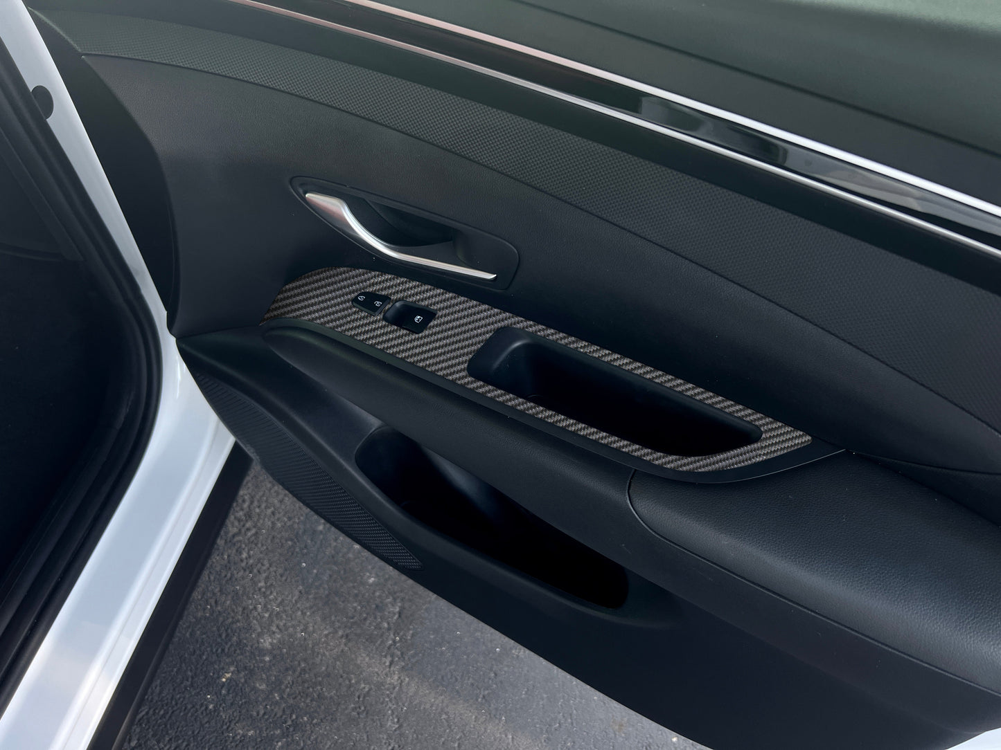 Door Switch Accent Trim Fits 2022-2026 Hyundai Santa Cruz by Tufskinz.com